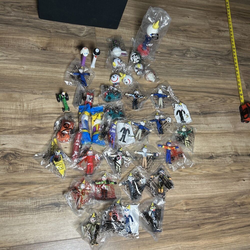 Vintage Jack in the Box PVC Figurines Jack lot of 36 piece Lot Rare 1990s